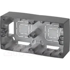 Коробка открытого монтажа ЭРА 12-6102-12 / Б0043176 (графит)