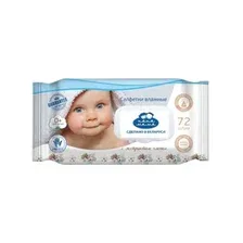 Влажные салфетки Папа Мама 44072 (72 шт)