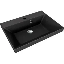 Умывальник Symbolite Asti 60x45 (кварц, антрацит)