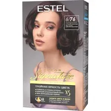 Крем-краска для волос Estel Color Signature 6/76 (горький шоколад)