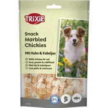 Лакомство для собак Trixie Premio, косточки, курица и треска, 100 г