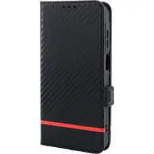Чехол-книжка Case Book для Honor X6b с магнитной застежкой (черный карбон)