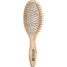 Beter Расческа для волос массажная BAMBOO CUSHION BRUSH с деревянными зубчиками