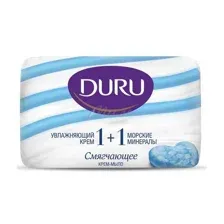 Duru Крем-мыло 1+1 Увлажняющий крем &amp; Морские минералы 80 г