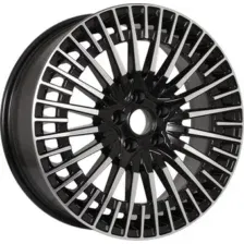 Литые диски KDW KD1820 18x7&quot 5x114.3мм DIA 67.1мм ET 45мм Black Front Polished