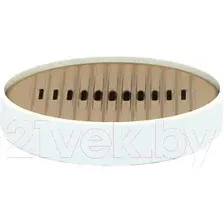 Мыльница Primanova Lenox M-E32-01-A (белый/золото)