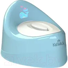 Детский горшок Kidwick Ракушка / KW030202 (голубой/белый)