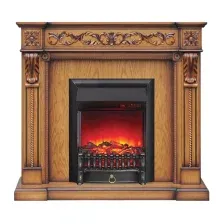 Каминокомплект Smolcom Neapol STD-ASP с Fobos-S Lux BL LT (дуб антик)