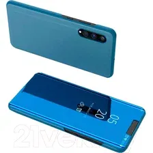 Чехол-книжка Case Smart View для Galaxy A70 (синий)
