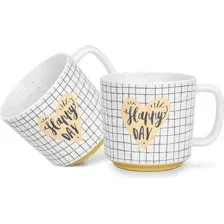 Набор кружек Fissman Happy Day Checked 3726 (2шт)