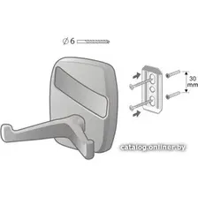 Крючок для ванны Bisk Oregon 79703