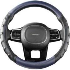 Оплетка на руль Skyway Carbon 2 M / S01102425 (черный/синий)