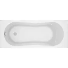 Ванна Cersanit Nike 170x70 WP-NIKE-170-W (с ножками, 2 экранами и сифоном Prime черный)