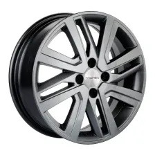 Литой диск Khomen KHW1609 Stepway 16x6" 4x100мм DIA 60.1мм ET 37мм Gray