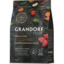 Сухой корм для собак Grandorf Junior Medium&Maxi Breeds Fresh Lamb&Sweet Potato (3кг)