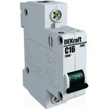 Выключатель автоматический DEKraft 11053DEK