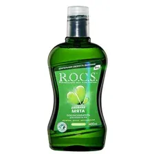 Ополаскиватель для полости рта R.O.C.S. двойная мята 400мл. Ополаскиватель РОКС без спирта,без фтора.