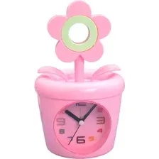 Настольные часы ILikeGift Flower in a pot 100P-106-02 (розовый)