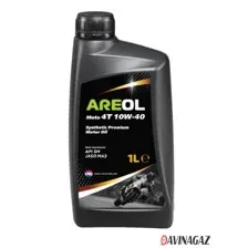 4-х тактное синтетическое моторное масло - AREOL Moto 4T 10W40 / 10W40AR122 (1л)