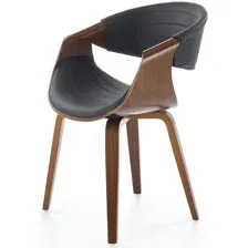 Стул Halmar K544 черный/орех