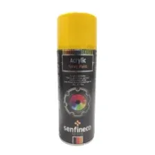 Краска автомобильная Senfineco Paint Acrylic Canary Yellow / 4041 (400мл, желтый)