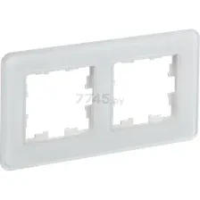 Рамка двухместная IEK Brite белый (BR-M22-G-41-K01)