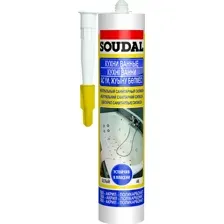 Силикон нейтральный санитарный SOUDAL белый 280мл