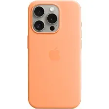 Чехол для телефона Apple MagSafe Silicone Case для iPhone 15 Pro (апельсиновый сорбет)