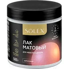 Лак Solex Для мебели матовый (500г)