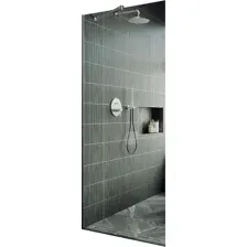 Душевая стенка MaybahGlass 195x89 MGD-689-5у (прозрачное стекло/хром матовый)