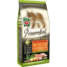 Сухой корм для кошек Primordial Cat Neutered Exi Salmon-Quail / MGSP2202 (2кг)