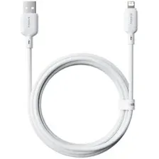 Кабель Baseus Silky Series Fast Charging Cable USB Type-A - Lightning (2 м, белый)