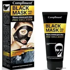 Маска-пленка для лица Compliment Маска-пленка для лица Black Mask Pro-Collagen 80 мл