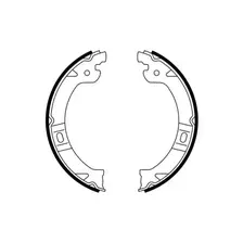 Тормозные колодки барабанные задняя ось BOSCH 0986487919