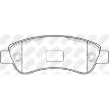 Тормозные колодки дисковые задняя ось NIBK PN0475