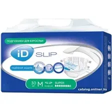 Подгузники для взрослых ID Slip Super M (30 шт)