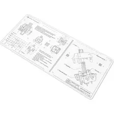 Коврик для мыши Дарк Проджект MD3a Aquamarine / DP-MD-0040 (белый)