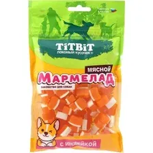 Лакомство для собак TiTBiT Мармелад мясной с индейкой / 26205 (120г)
