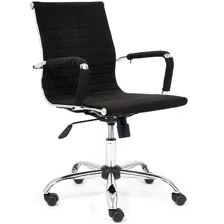 офисное компьютерное кресло Tetchair Urban Low (флок), черный