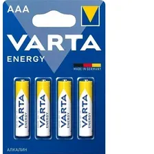 Комплект батареек Varta Energy LR03 / 04103213414 (4шт)