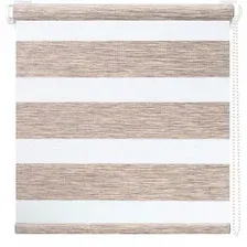 Шторы день-ночь АС МАРТ Вудэн 61x160 (бежево-серый)