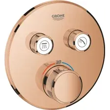 Смеситель без скрытого механизма Grohe Grohtherm SmartControl 29119DA0 (теплый закат)
