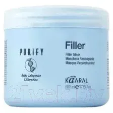 Маска для волос Kaaral Для придания плотности волосам Filler Mask (500мл)