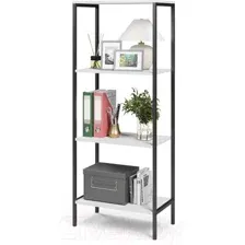 Стеллаж Mio Tesoro Joy Loft (белый/черный)