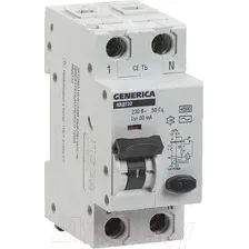 Выключатель автоматический Generica АВДТ 32 С16 MAD25-5-016-C-30