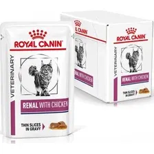 Консервированный корм для кошек Royal Canin Renal с курицей 12x85 г