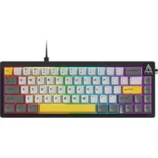 Клавиатура Ajazz AK650 Moon Yellow Switch (серый/белый/желтый)