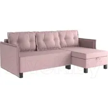 Угловой диван Mio Tesoro Туули (Flamingo)