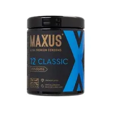 Презервативы мужские из натурального латекса Maxus Classic (Классические) 12 шт в упаковке