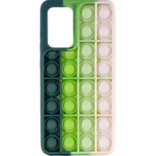 Чехол-накладка Case Pop It для Galaxy A52 (зеленый/серый)